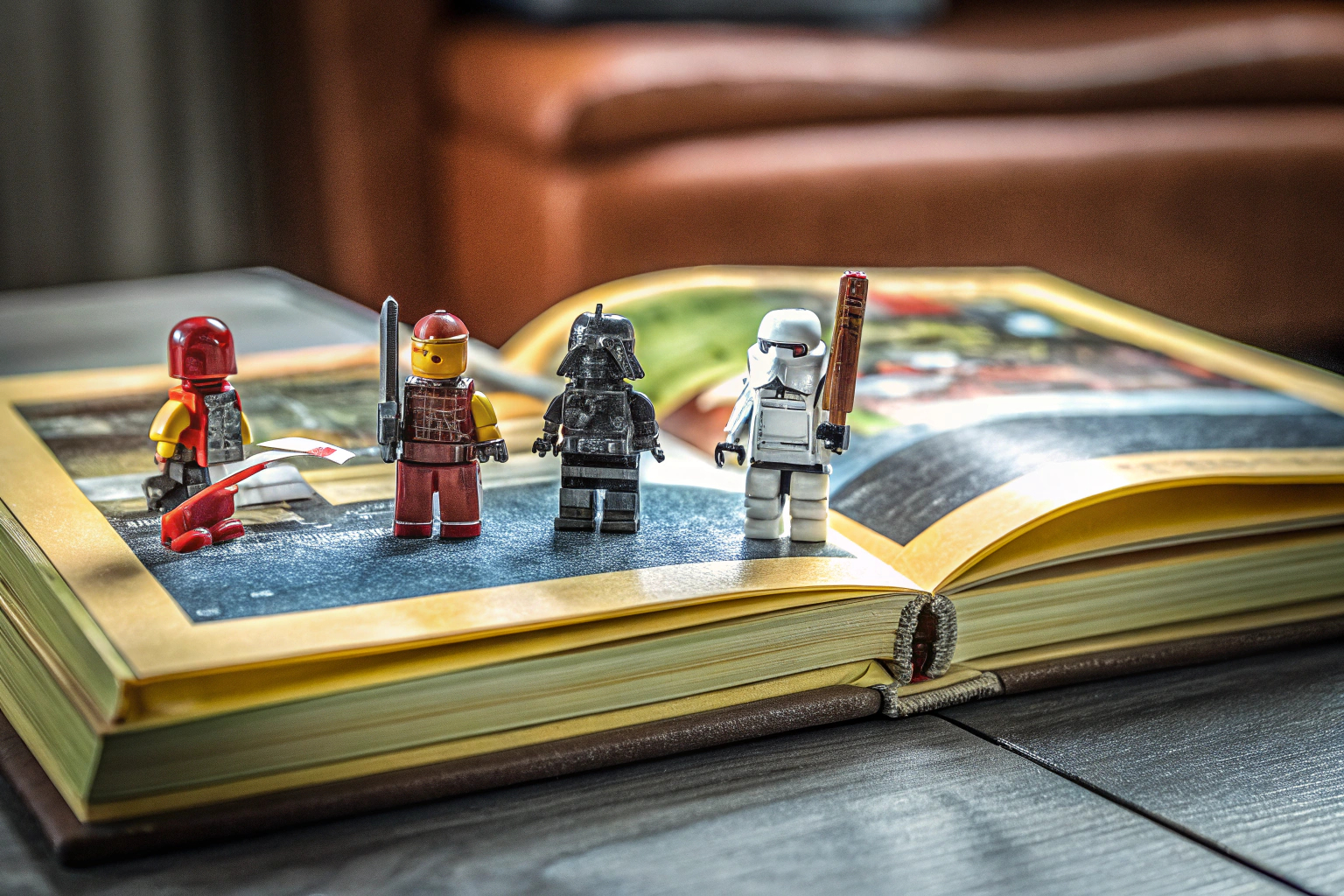 Das LEGO® Star Wars™ Lexikon der Minifiguren mit einer exklusiven Minifigur. LEGO Star Wars Lexikon der Minifiguren