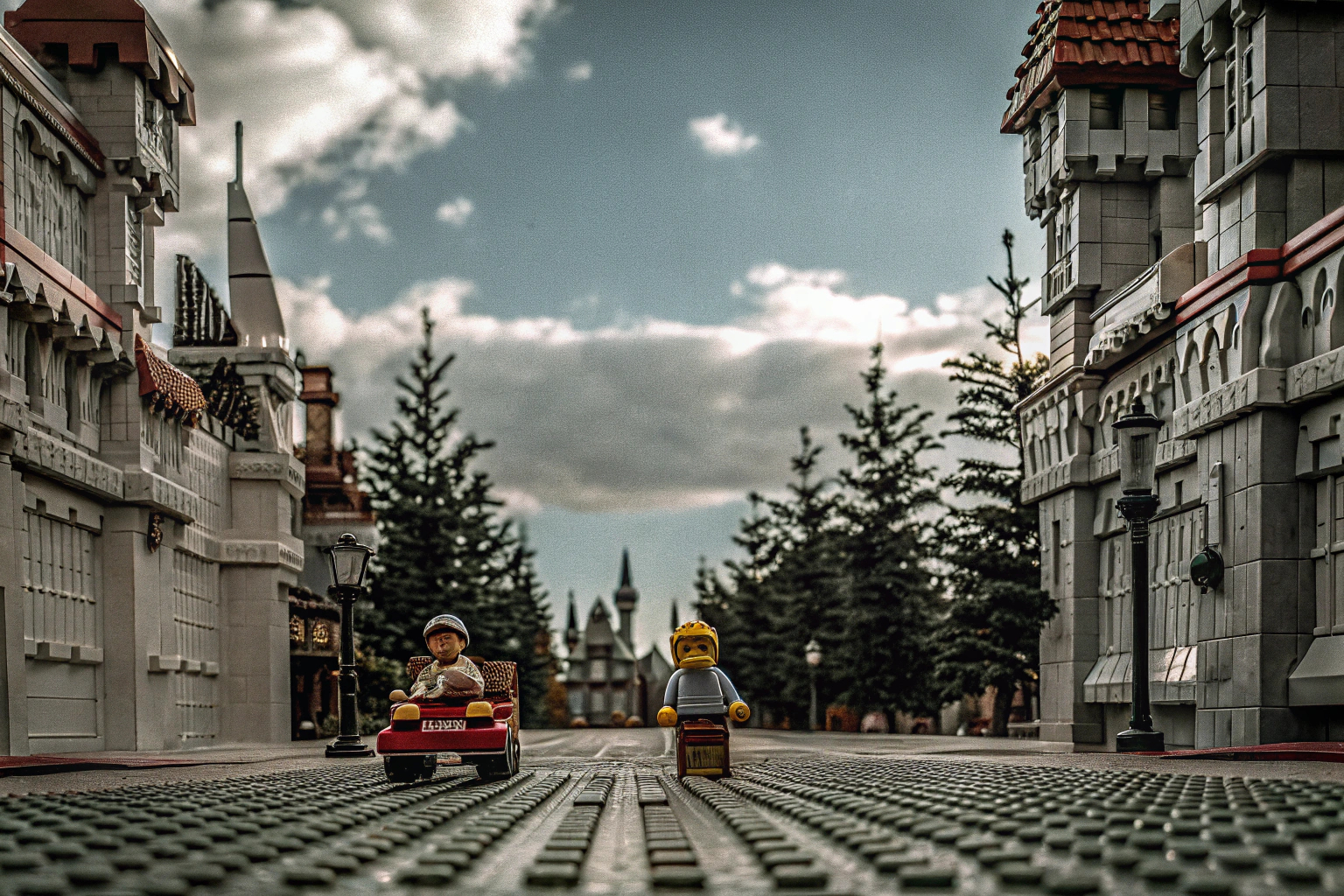 Detaillierte Animationen in einem Lego-Film Detaillierte Lego-Animation