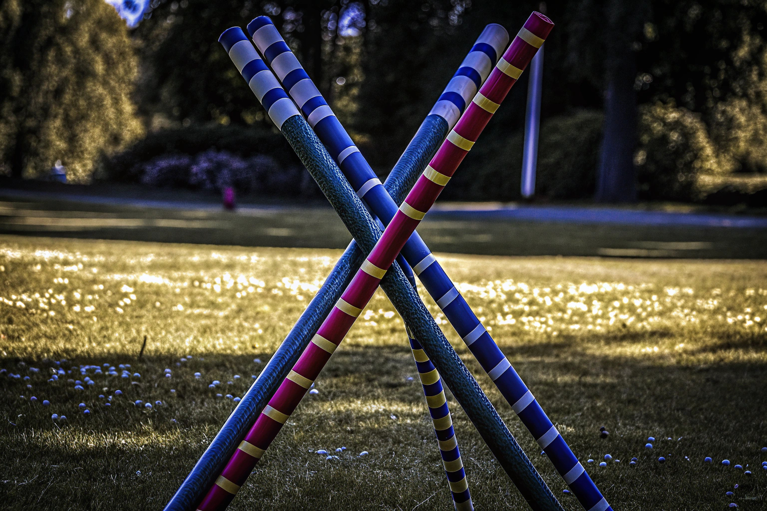 Kinder, die mit dem Generisch Trainingsspiel mit Fangstäben spielen. Kinder spielen mit Fangstäben Spielzeug