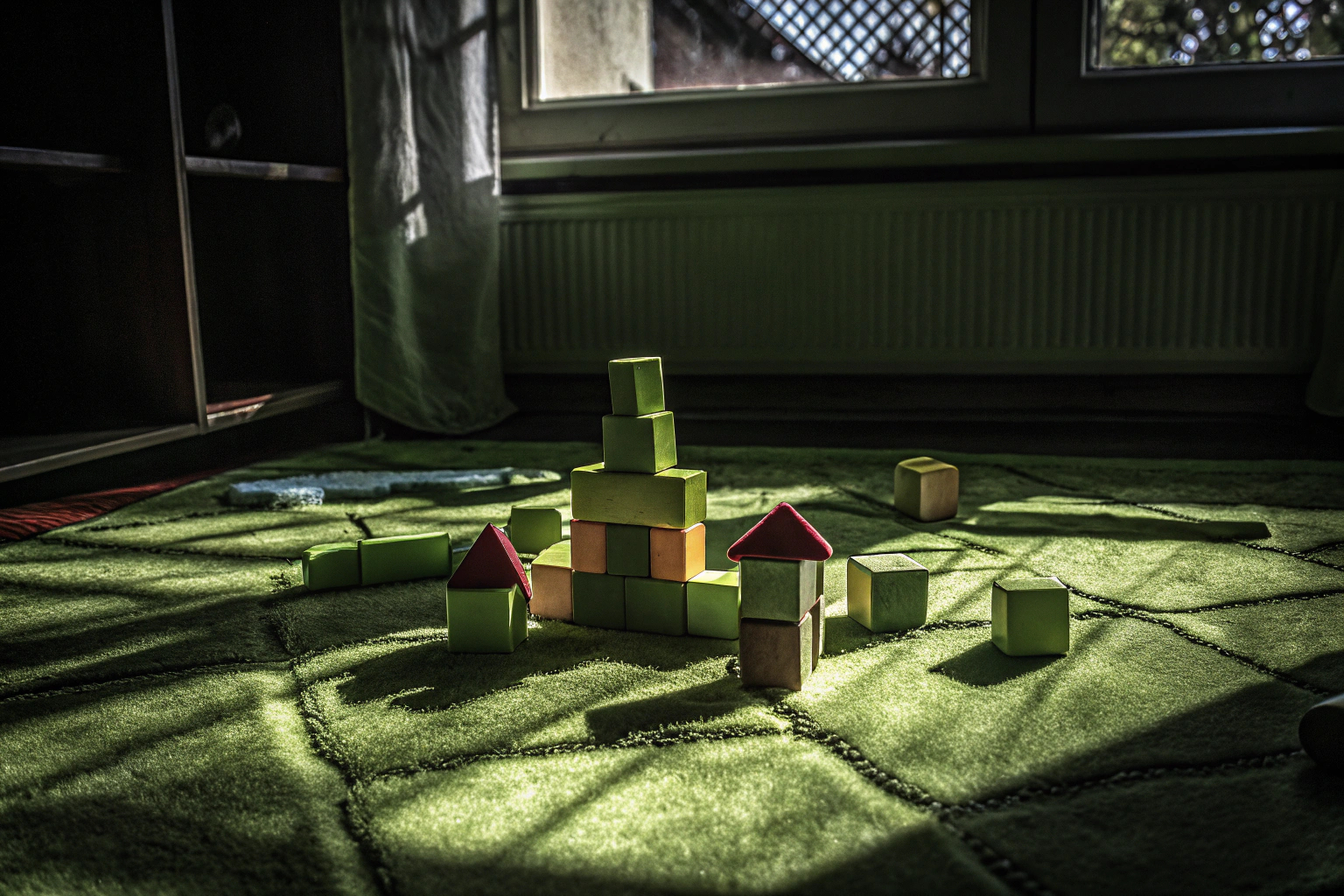 Kinder, die mit dem Probuk 122pcs Konstruktionsspielzeug eine Höhle bauen. Probuk Kreatives DIY Bauspielzeug