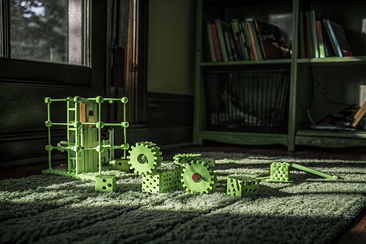 Kinder spielen mit dem HOMETTER Lernspielzeug Mint HOMETTER Lernspielzeug Mint im Einsatz
