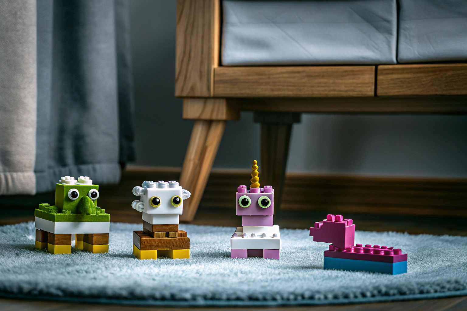 Kinder spielen mit dem LEGO DREAMZzz 3-in-1 Izzies Traumtiere Set und lassen ihrer Fantasie freien Lauf. LEGO DREAMZzz 3-in-1 Izzies Traumtiere