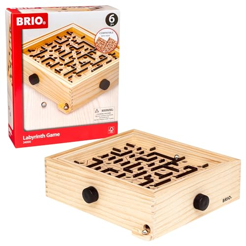BRIO 34000 Labyrinth - Der schwedische Geschicklichkeits-Klassiker