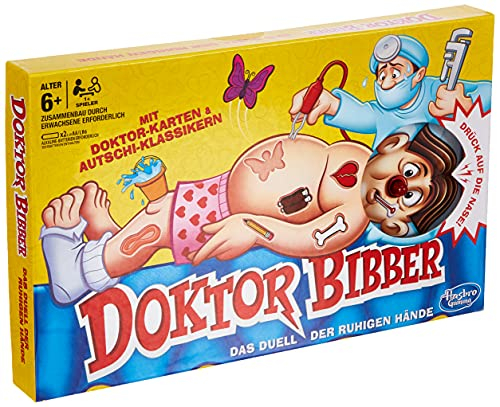 Hasbro Gaming Doktor Bibber elektronisches Brettspiel