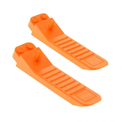 2 x Lego System Steinlöser orange Stein Trennhilfe