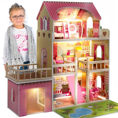 Green series Kinderplay Puppenhaus