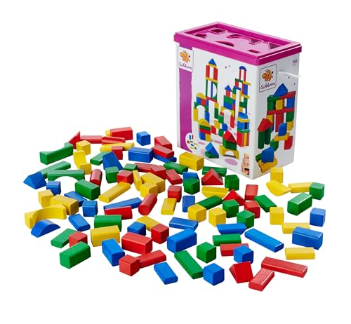 Eichhorn 100 bunte Holzbausteine