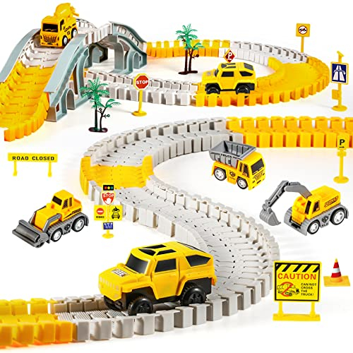 Kizplays 260pcs Autorennbahn