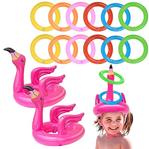 VIKSAUN 14 Stück Wurfspiel Flamingo