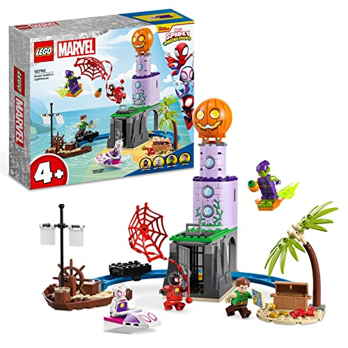 LEGO Marvel Spideys Team an Green Goblins Leuchtturm