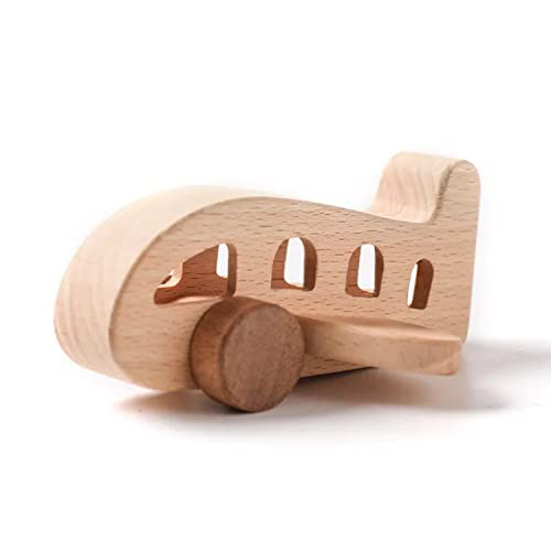 Flugzeug Holzspielzeug aus Natur Holz