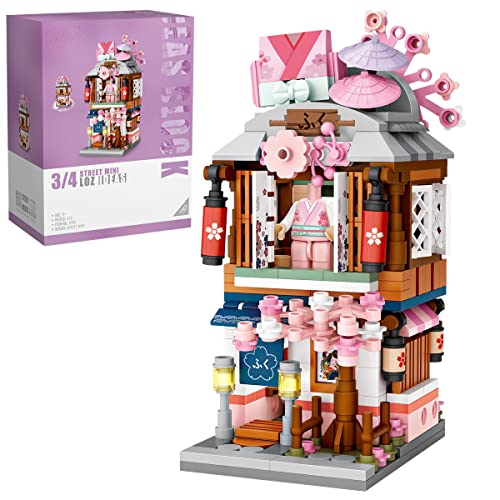 Modulares Haus Mini-Baustein-Set Kimono Shop