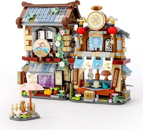 Japan Straßenansicht Kaufhaus Shop Mini Bausteine