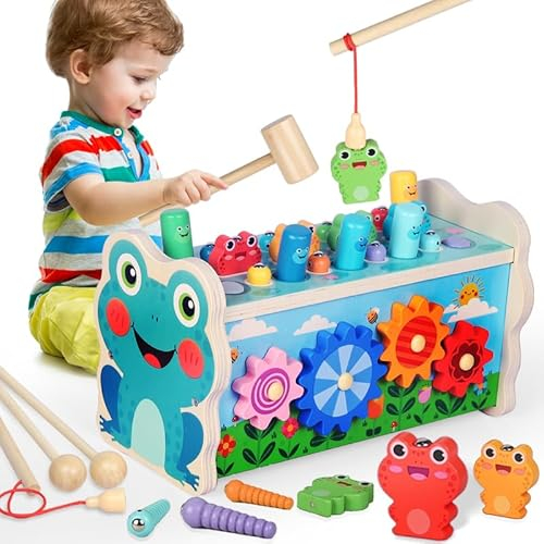 SUNLIRY Holz Montessori Spielzeug