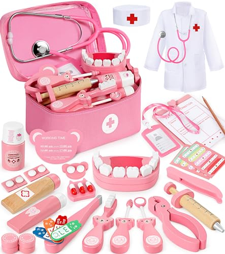 Ophy Arztkoffer Kinder Holz Spielset