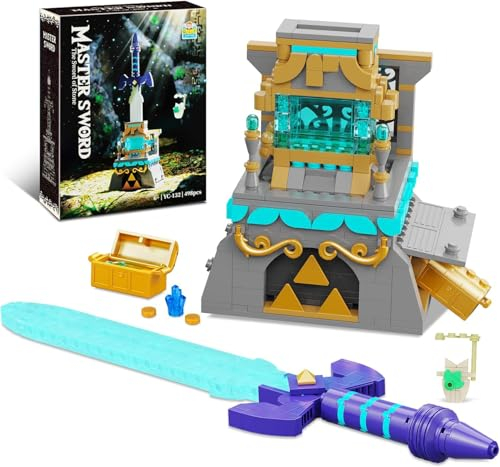 QLT QIAOLETONG BOTW The Master Schwert Glowing Klemmbausteine
