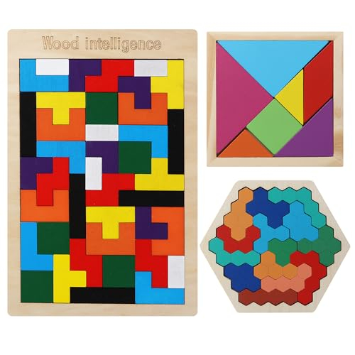 Tangram Holzpuzzle Set