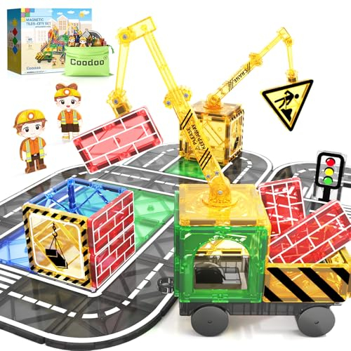 Kinderspiele Magnetische Bausteine Straßenset
