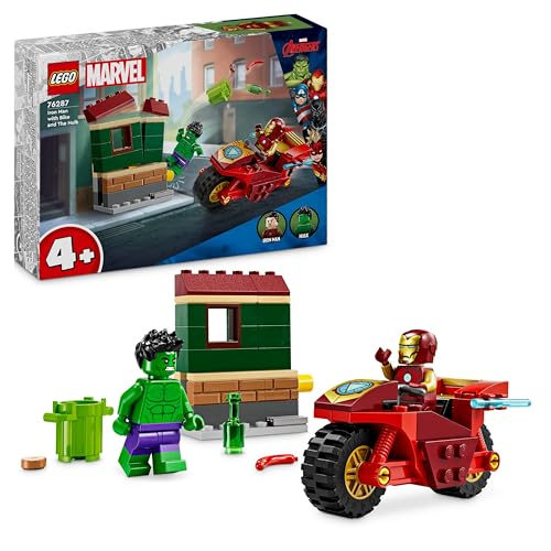 LEGO Marvel Iron Man mit Bike und der Hulk