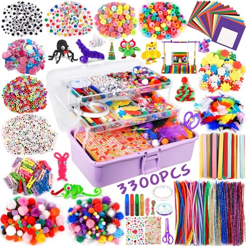 Purpledi 3300+ Stück Bastelset