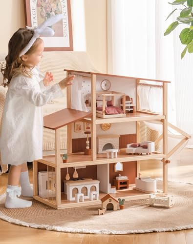 ROBUD Puppenhaus Holz im Böhmischen Stil