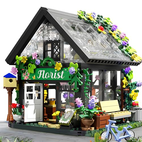 Ulikey Bausteine Haus Blumenhaus Bausatz
