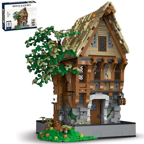 fisca Mittelalterliche Architektur Blacksmith Building Block Set