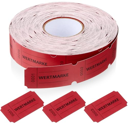 Nezyo Wertmarken Rolle 1000 Blatt