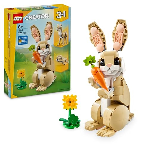 LEGO Creator 3in1 Häschen - Modell umbaubar in eine Lama Figur oder Spielzeug Robbe