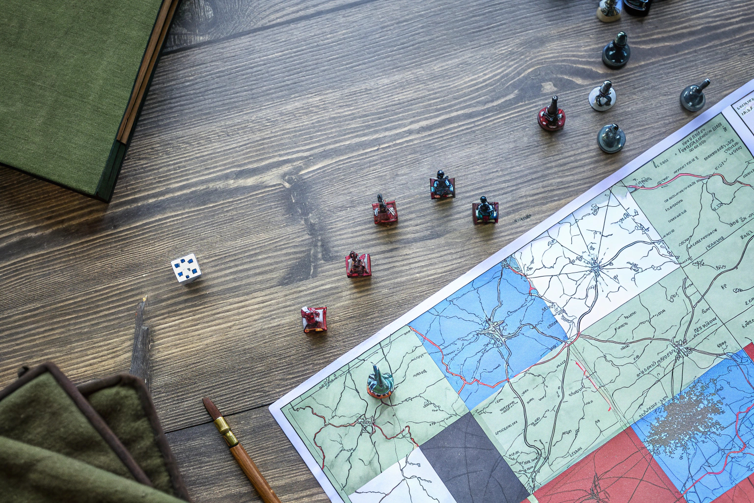 Spieler, die bei einer spannenden Partie Risiko um die Vorherrschaft kämpfen. Strategie Brettspiel Risiko