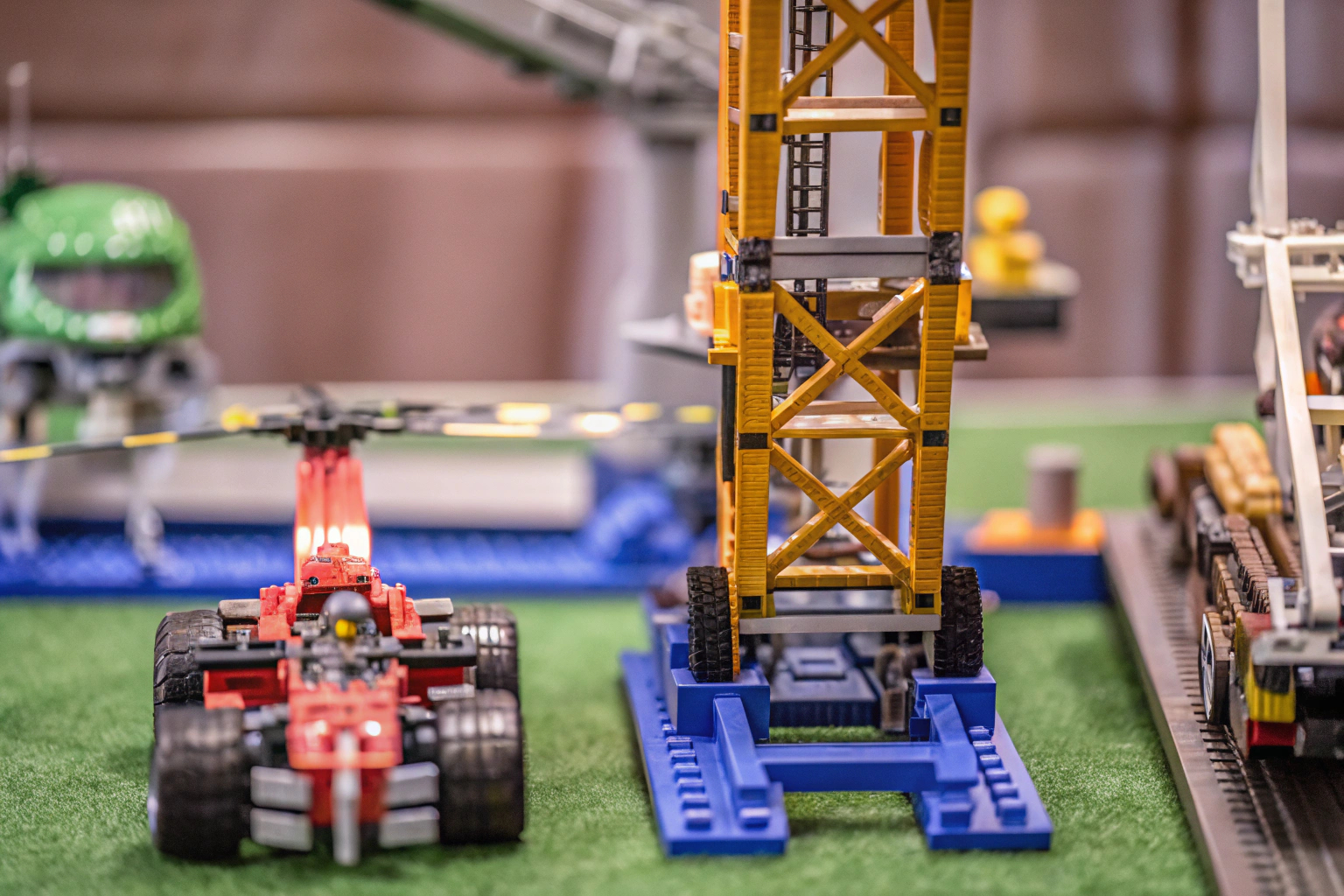 Verschiedene LEGO-Technik-Modelle